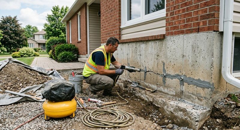 Basement Foundation Repair in Danville, NH