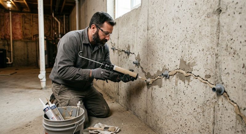 Basement Foundation Repair in Sandown, NH