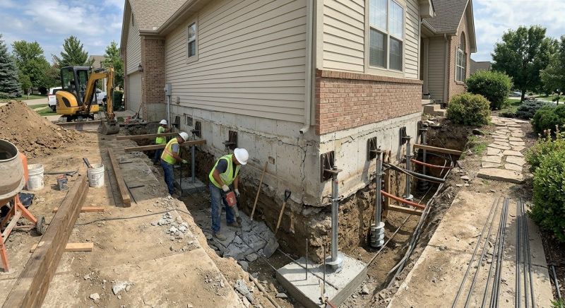 Basement Underpinning in Amesbury, MA