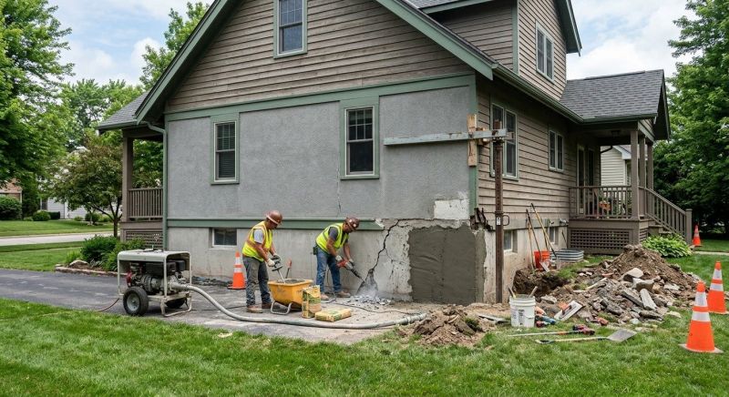 Building Foundation Repair in Dracut, MA