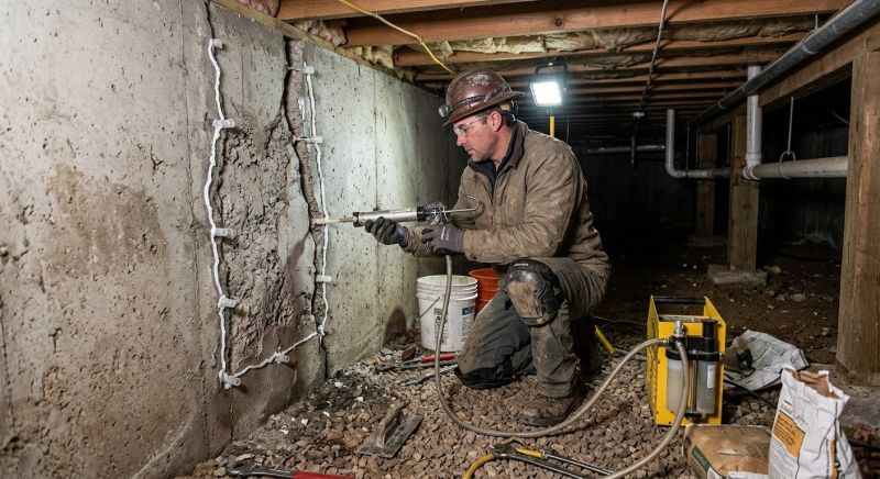 Building Foundation Repair in Reading, MA