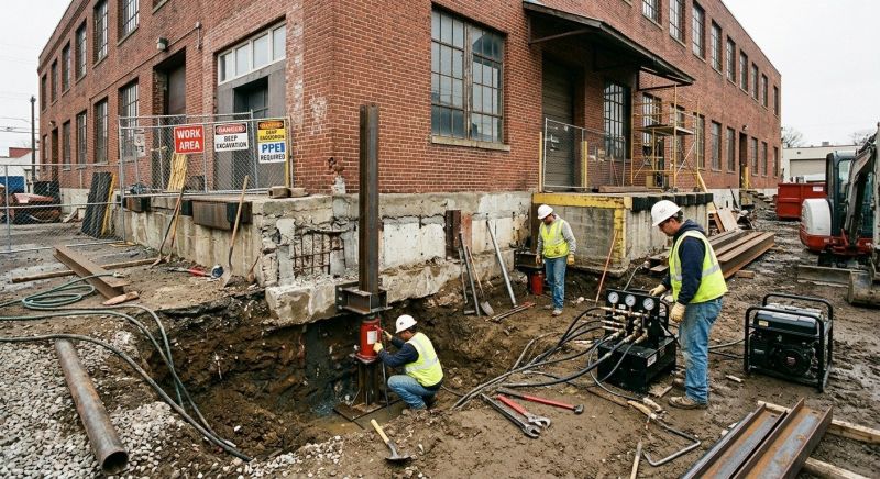 Building Foundation Repair in Rowley, MA
