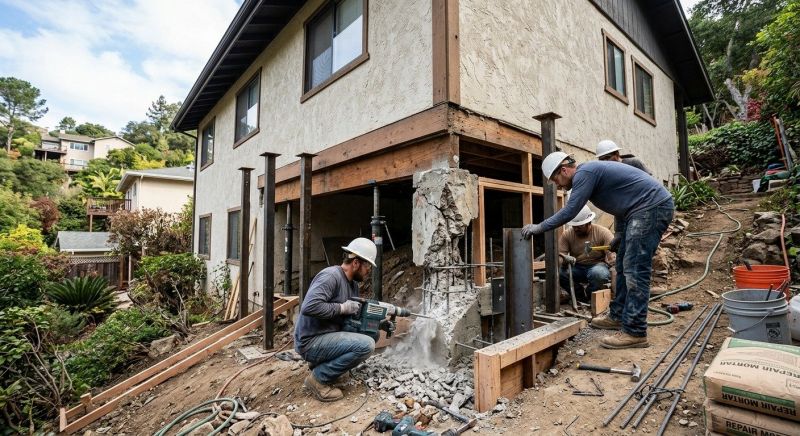 Concrete Foundation Repair in Lowell, MA