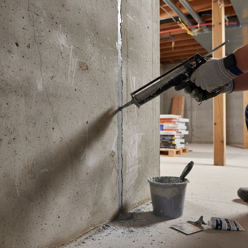 Cracked Basement Floor Repair in Amesbury, MA