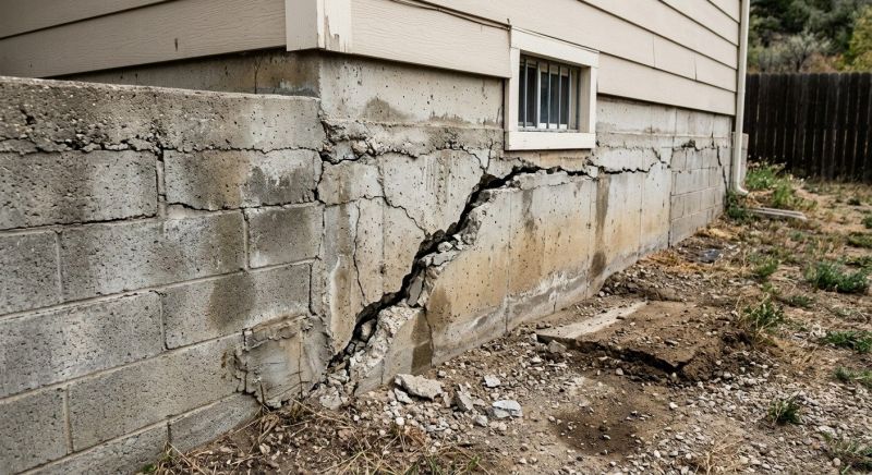 Cracked Foundation Repair in North Andover, MA