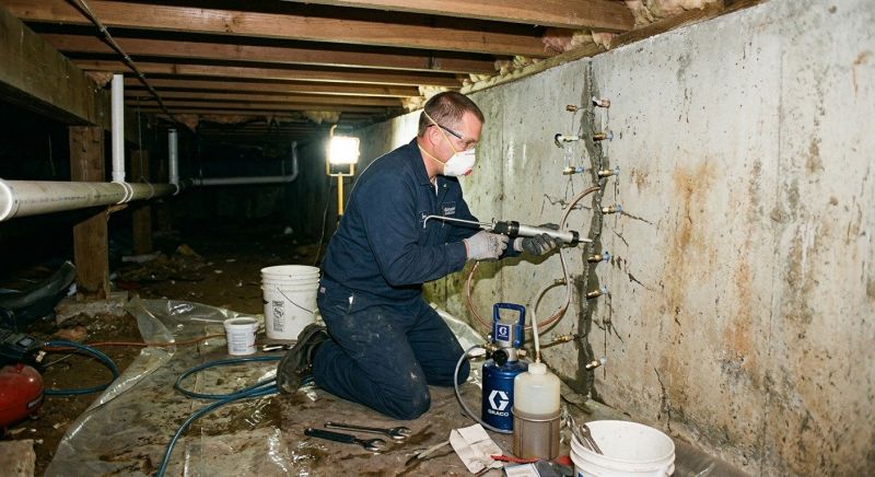 Crawlspace Foundation Repair in Gloucester, MA