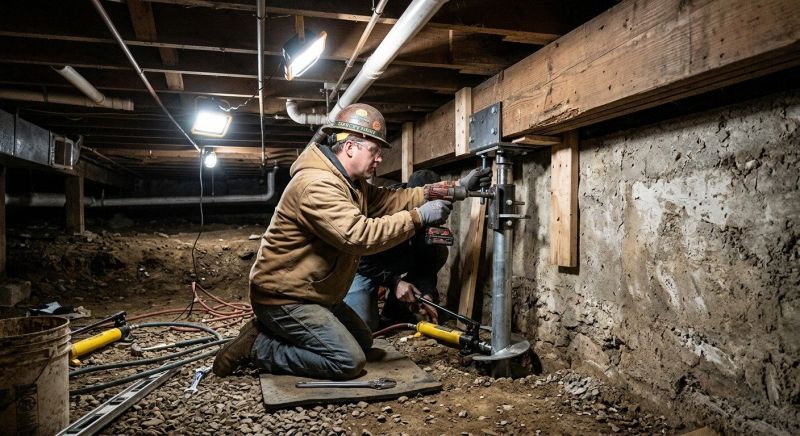 Crawlspace Foundation Repair in Gloucester, MA