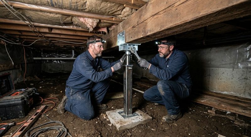 Crawlspace Foundation Repair in Gloucester, MA