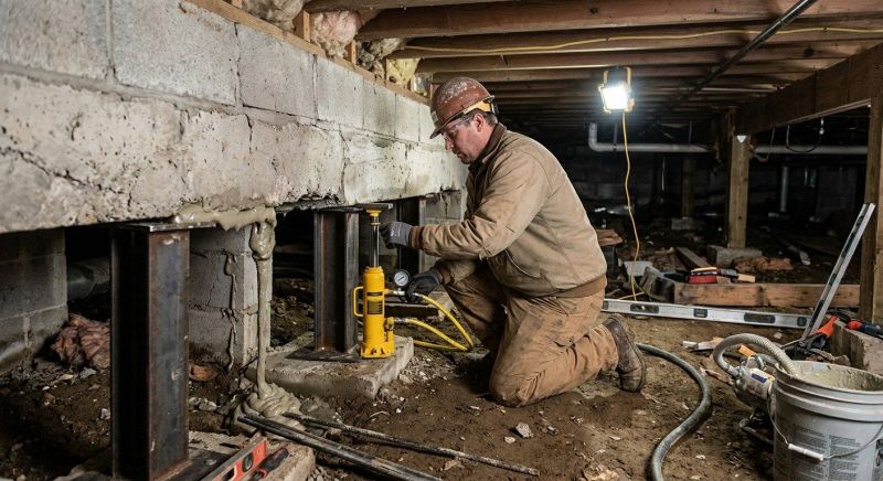 Crawlspace Foundation Repair in Rockingham County, NH