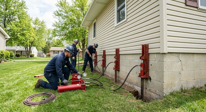 Foundation Jacking in Beverly, MA