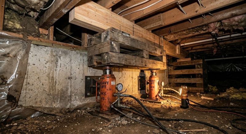 Foundation Jacking in Danvers, MA