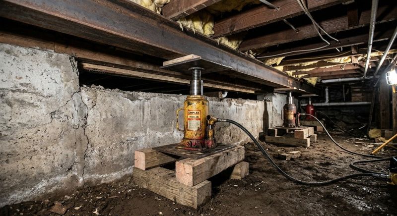 Foundation Jacking in Epping, NH