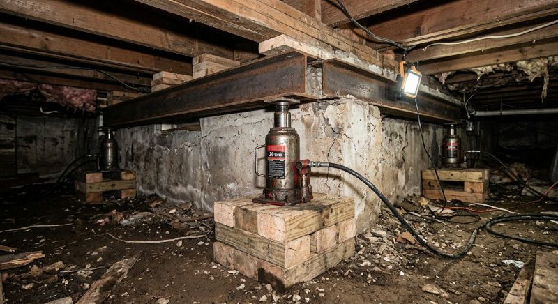 Foundation Jacking in Hampstead, NH