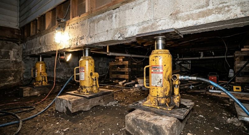 Foundation Jacking in Amesbury, MA