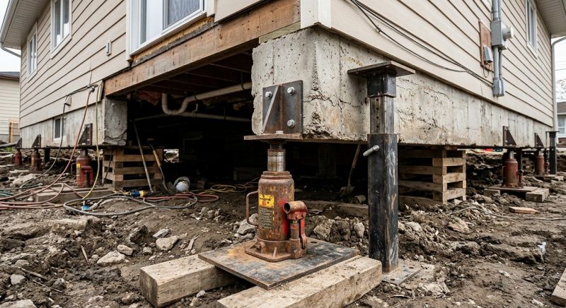 Foundation Lifting in Lawrence, MA