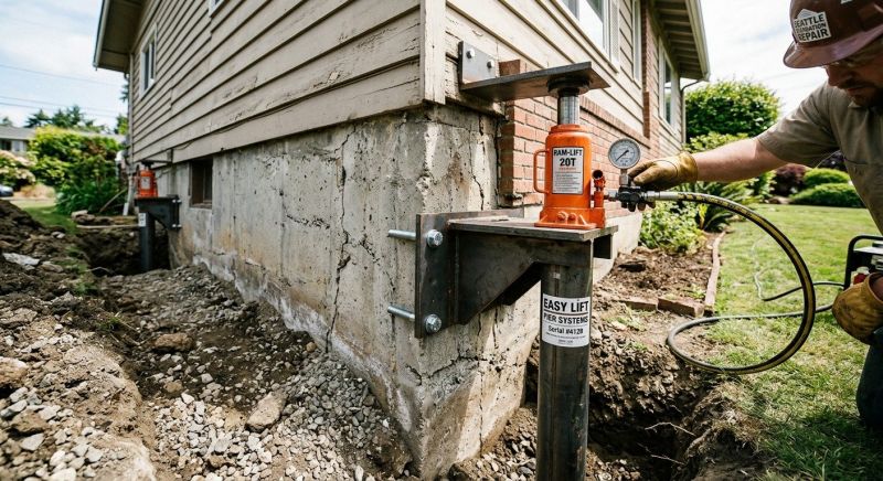 Foundation Lifting in Rye, NH
