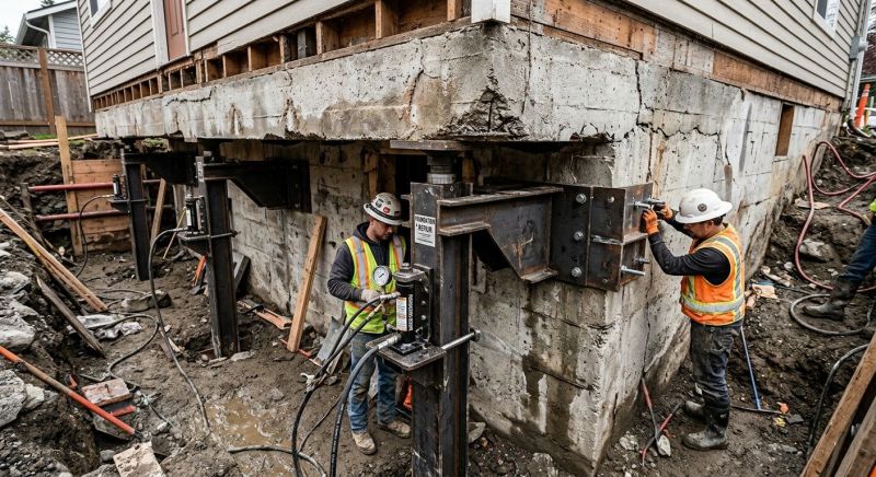 Foundation Lifting in Stratham, NH