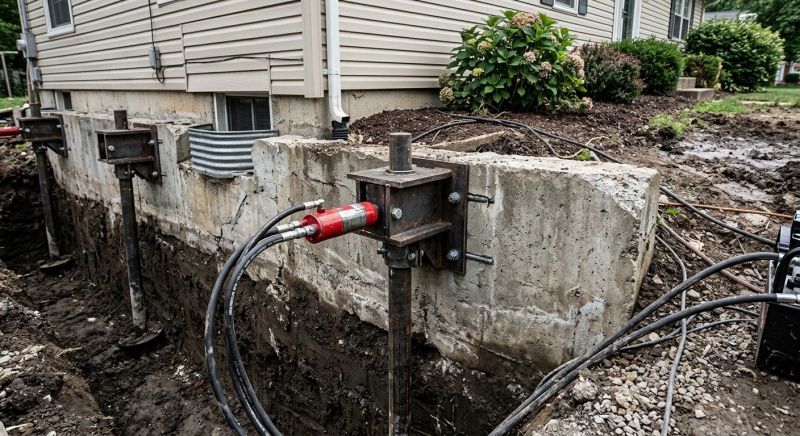 Foundation Pier Leveling in Amesbury, MA