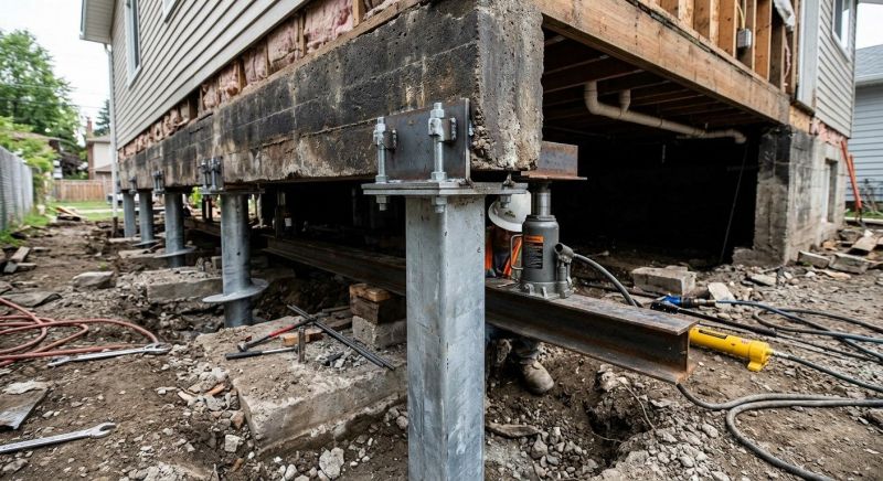 Foundation Raising in Rye, NH
