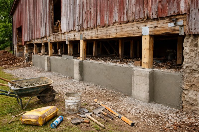 Foundation Renovation in Amesbury, MA