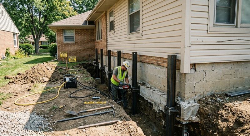 Foundation Renovation in Amesbury, MA