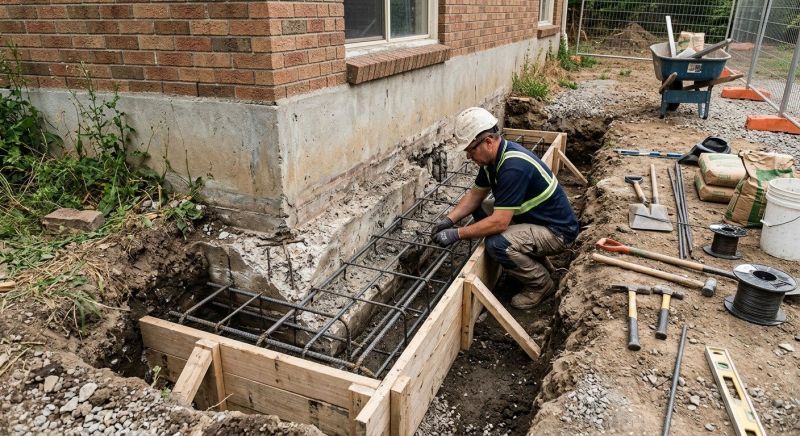 Foundation Repair in North Reading, MA