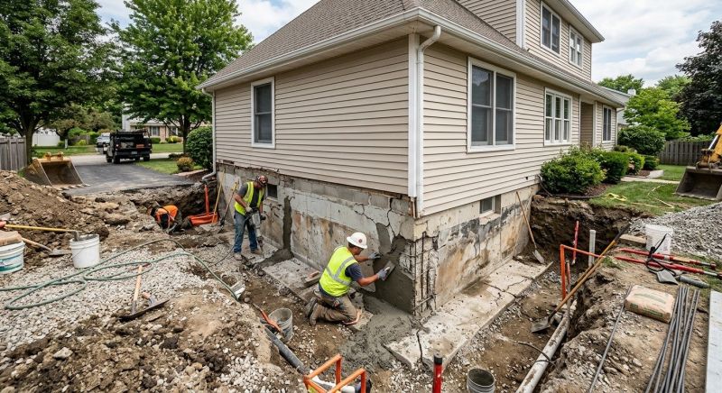 Foundation Restoration in Amesbury, MA