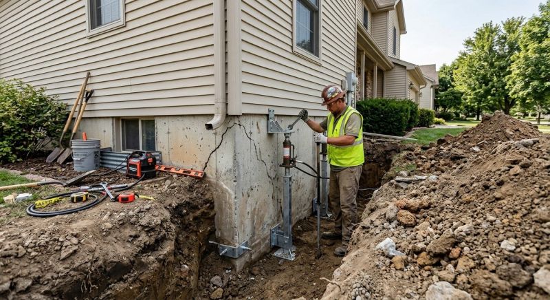 Foundation Stabilizing in North Andover, MA