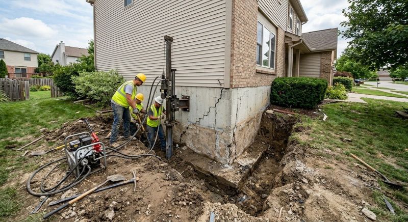 Foundation Stabilizing in Nottingham, NH