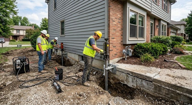 Foundation Stabilizing in Rowley, MA