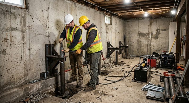 Foundation Stabilizing in Rye, NH