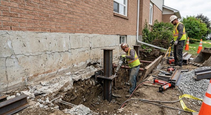 Foundation Structural Repair in Lowell, MA