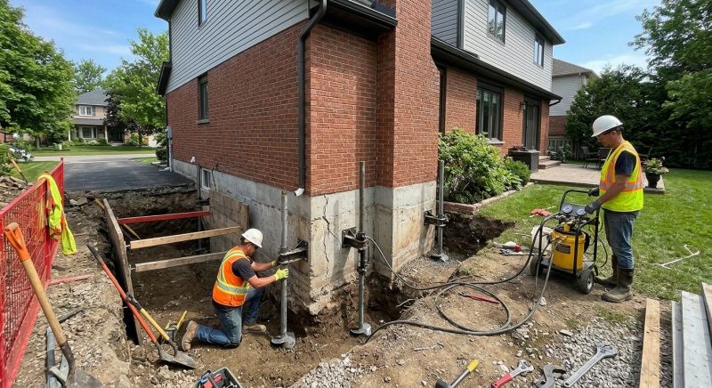 Foundation Underpinning in Amesbury, MA
