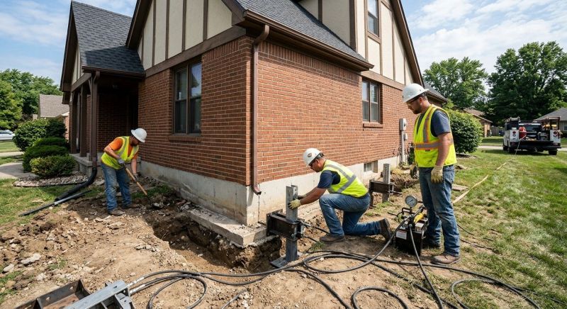 House Foundation Leveling in Amesbury, MA