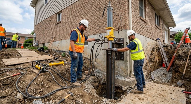 Settling Foundation Service in Reading, MA