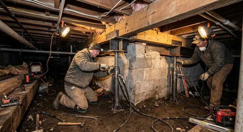 Structural Foundation Repair in Lowell, MA