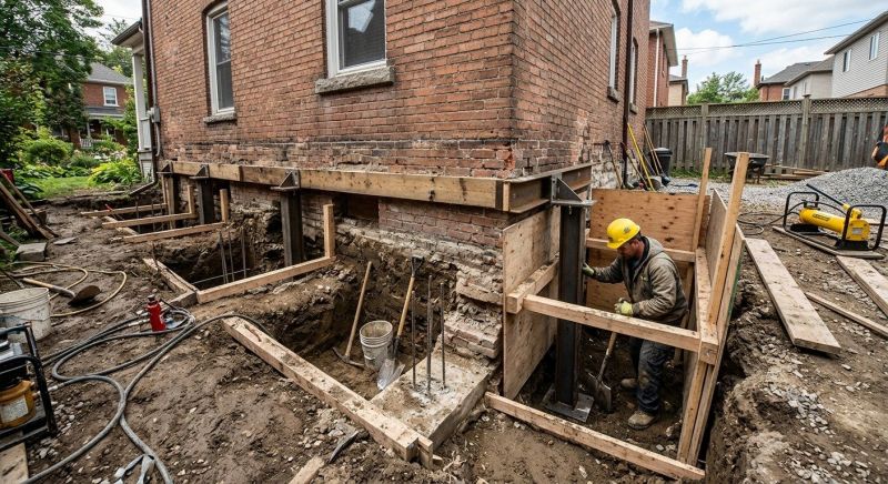 Underpinning Repair in Amesbury, MA